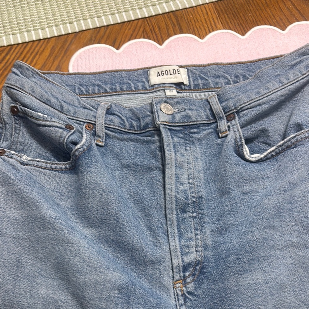 AGOLDE Blue Denim Jeans